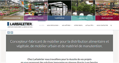 Desktop Screenshot of larbaletier.fr