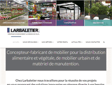 Tablet Screenshot of larbaletier.fr